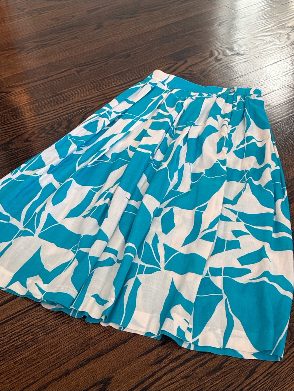 Vintage Retro bright summer boho midi skirt